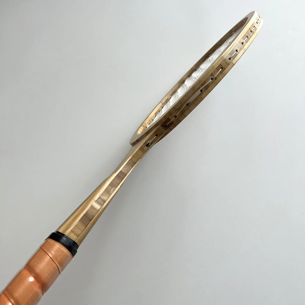 Retro style wooden tennis racket commemorative decoration gift
