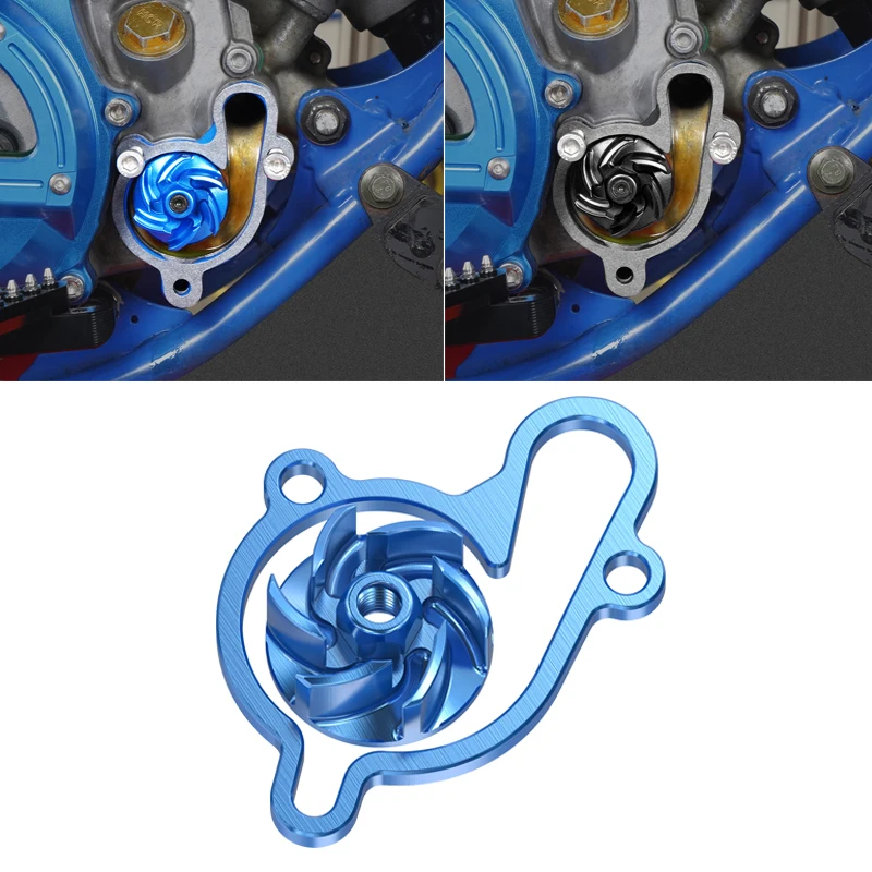 

NICECNC Motocross Oversized Water Pump Cooler Impeller Spacer Kit For Yamaha YZ85 2002-2018 2017 5PA-12451-00-00 Aluminum Alloy