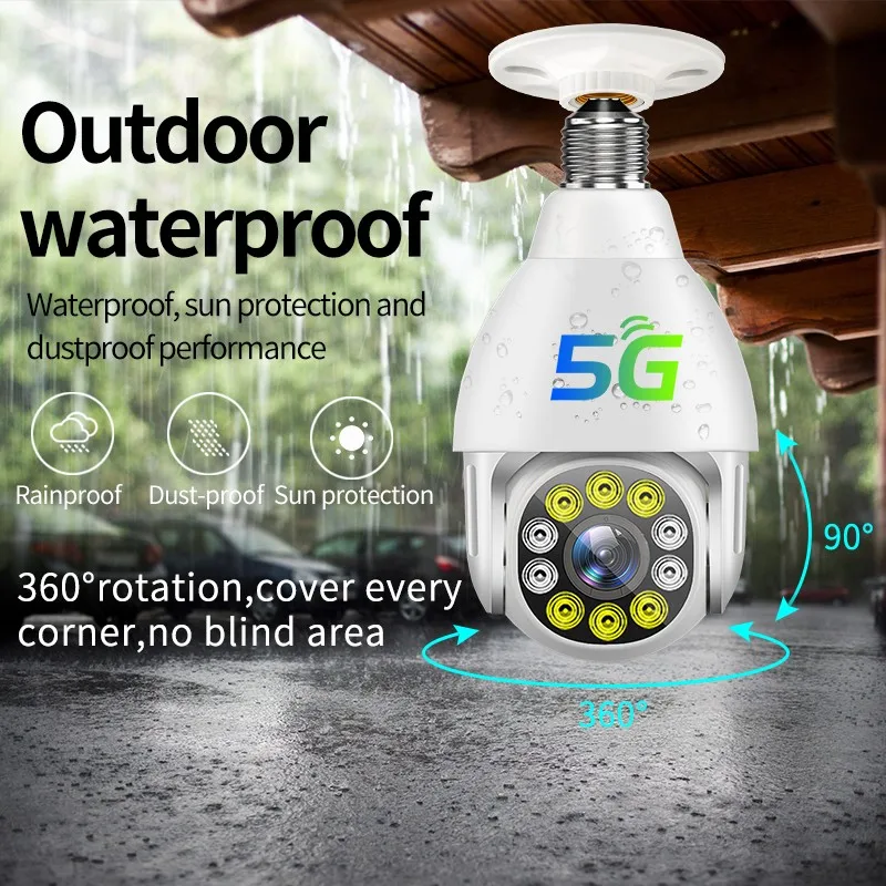 Беспроводная Wi-Fi IP-камера E27 1080P |