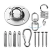 Swing Suspension Hardware,Suspension Ceiling Hook, 360° Rotating Heavy Hook,For Porch Chair Yoga Hammock Gym Swing,Etc 2