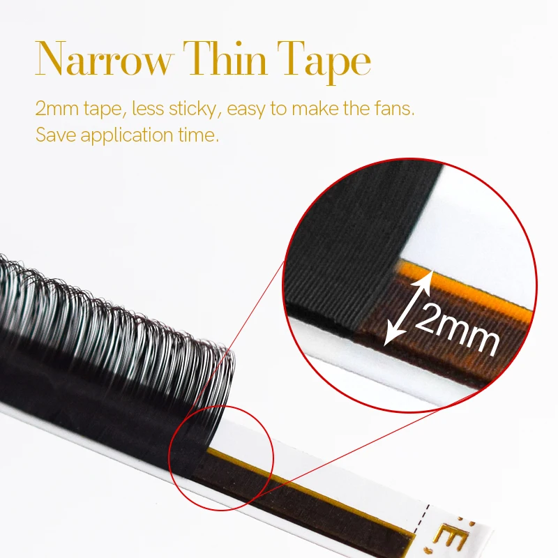 Eyelashes Extensions Supplies 16 Rows Narrow Thin Tape 3D 4D 6D Women Makeup Tools