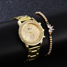 

Diamond Women Luxury Brand Watch Rhinestone Elegant Ladies Watches Gold Clock Wrist Watches For Women Montre Femme Dropshipping