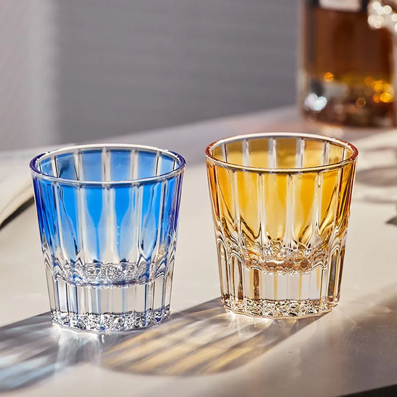 200ml Japan Edo Kiriko Crystal Whisky Glass KAGAMI Design Brandy Cup Whiskey Snifter Top Hand Carved Wine Glasses Liquor Tumbler
