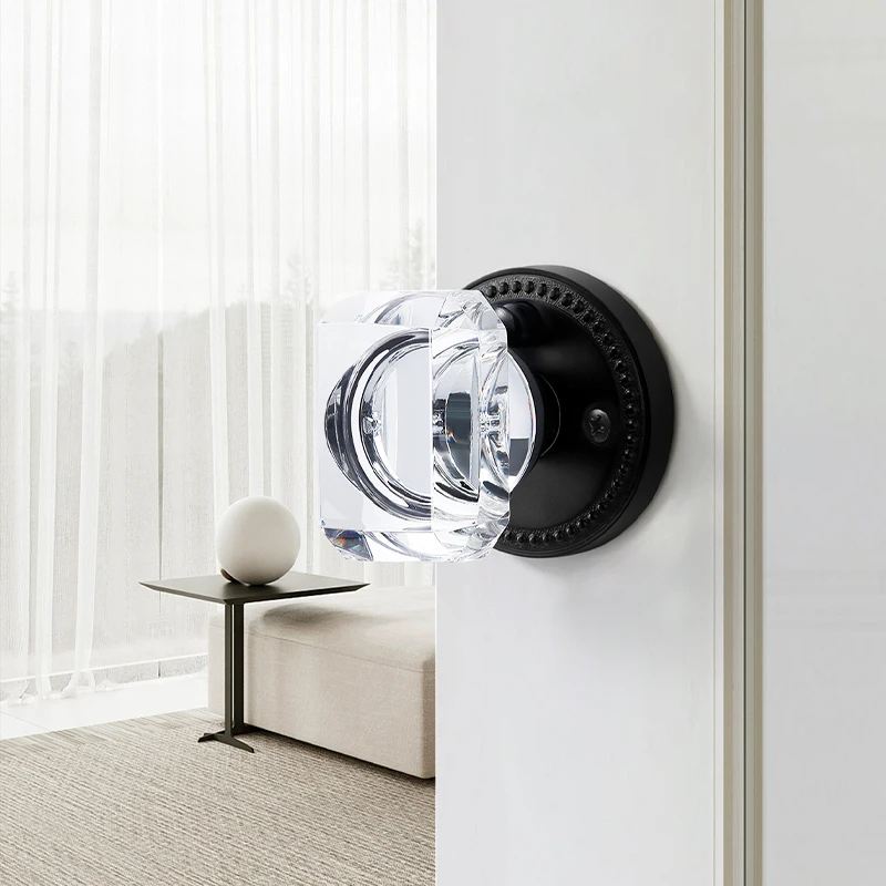 Door Knobs Privacy Door Knob House Room Hotel Apartment Bathroom Bedroom Interior Crystal Door Knobs Lock Door Knobs