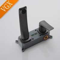 VGX ปกปิดห้องน้ําก๊อกน้ําตลับหมึกฝังอ่างล้างหน้าก๊อกน้ํา Gourmet อ่างล้างหน้า Tapware ร้อนน้ําเย็นแตะทองเหลือง 5