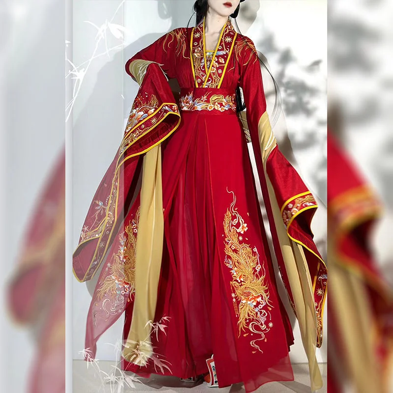 

Ten Seven Fengyi Jinghua Hanfu Female Heavy Industry Embroidery of the Northern and Southern Dynasties Super Immortal Qi Flower