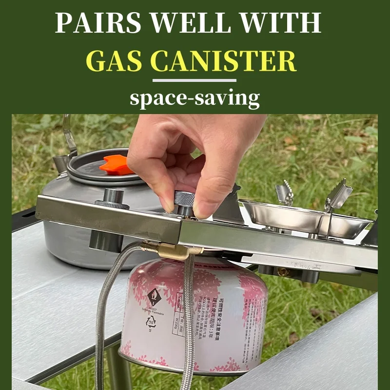 IGT-ハーフユニットガスストーブ,高出力,ステンレス鋼,バーナー