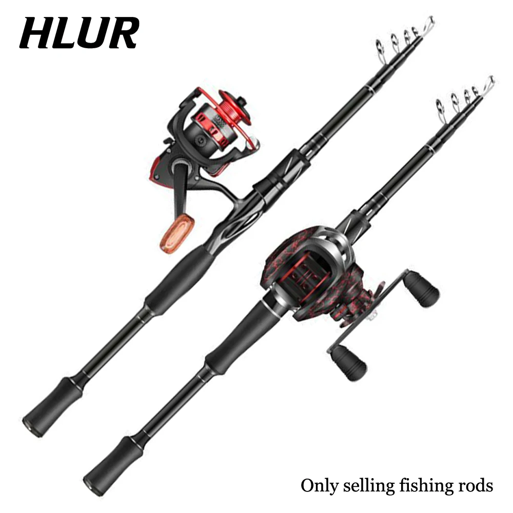 New Carbon Fiber Spinning Rod Super Hard Rod Stick Telescopic Fishing Rod 1.8/2.1/2.4/2.7M Casting Lure Feeder Pole Carp Fishing 3