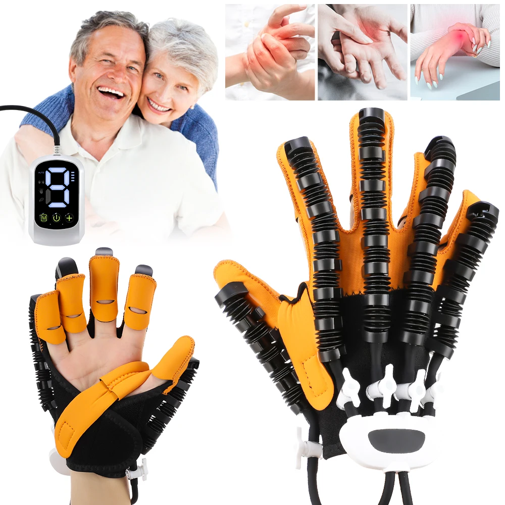 Hand Rehabilitation Robot Gloves for Stroke Hemiplegia Finger Rehabilitation Trainer Exercise Rehab Exerciser Devices