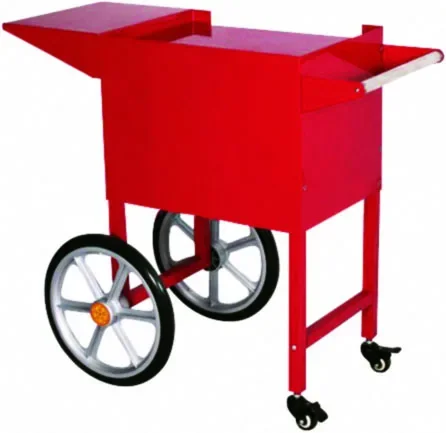Automatic Popcorn Maker Electric Commercial Popcorn Machine with Cart Sturdy and Durable