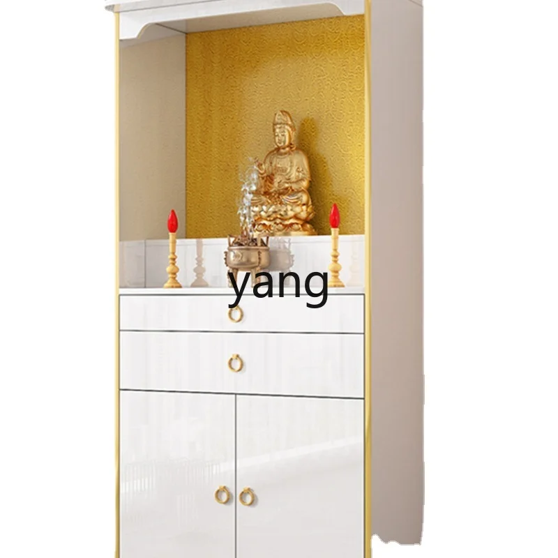 

LMM Solid Wood Modern Simple Home Buddha Shrine New Chinese Style Clothes Closet