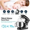 8.5QT Stand Mixer, 660W 6+P Speed Tilt-Head, Electric Kitchen Mixer With Dishwasher-Safe Dough Hook, Beater 3