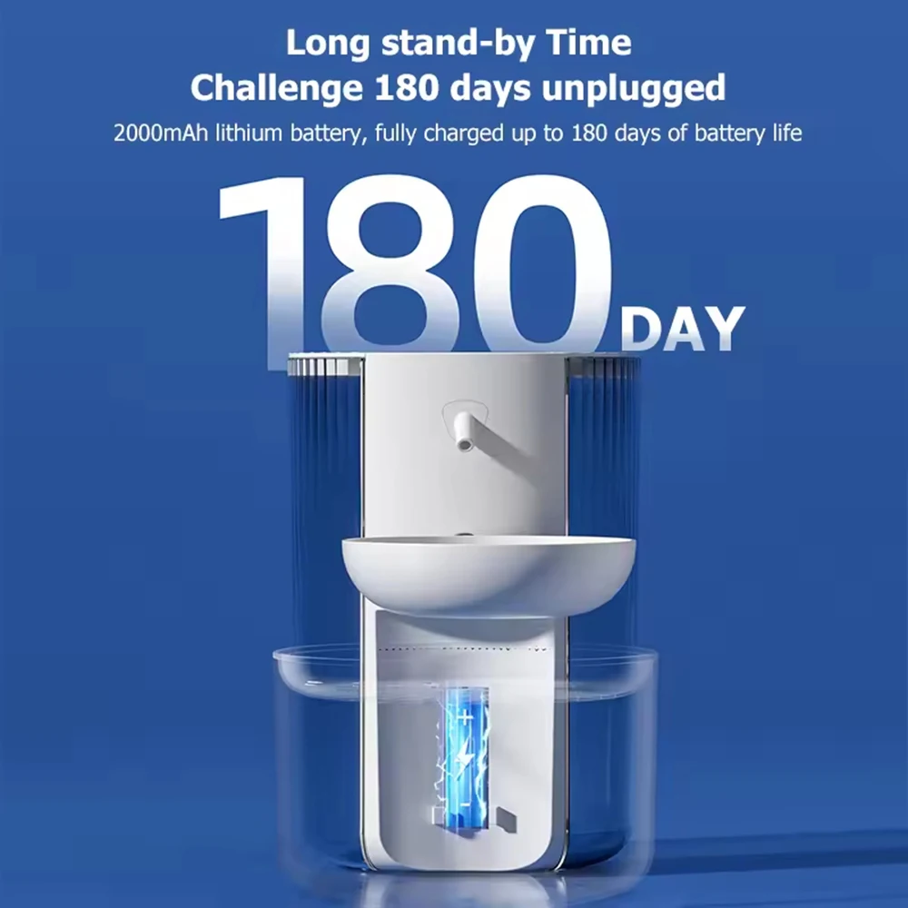 Pet Intelligent Water Dispenser Clean And Dirty Separation Dumping Type Automatic Cats Large Capacity