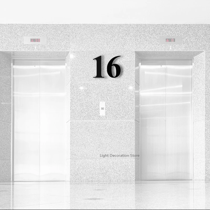 8 inch/200 mm Floating House Number 3D Numbers Address Sign #0-9 Letters Big Modern Door Plates Home Outdoor Numeros house number signs,house numbers,number plate,door signs