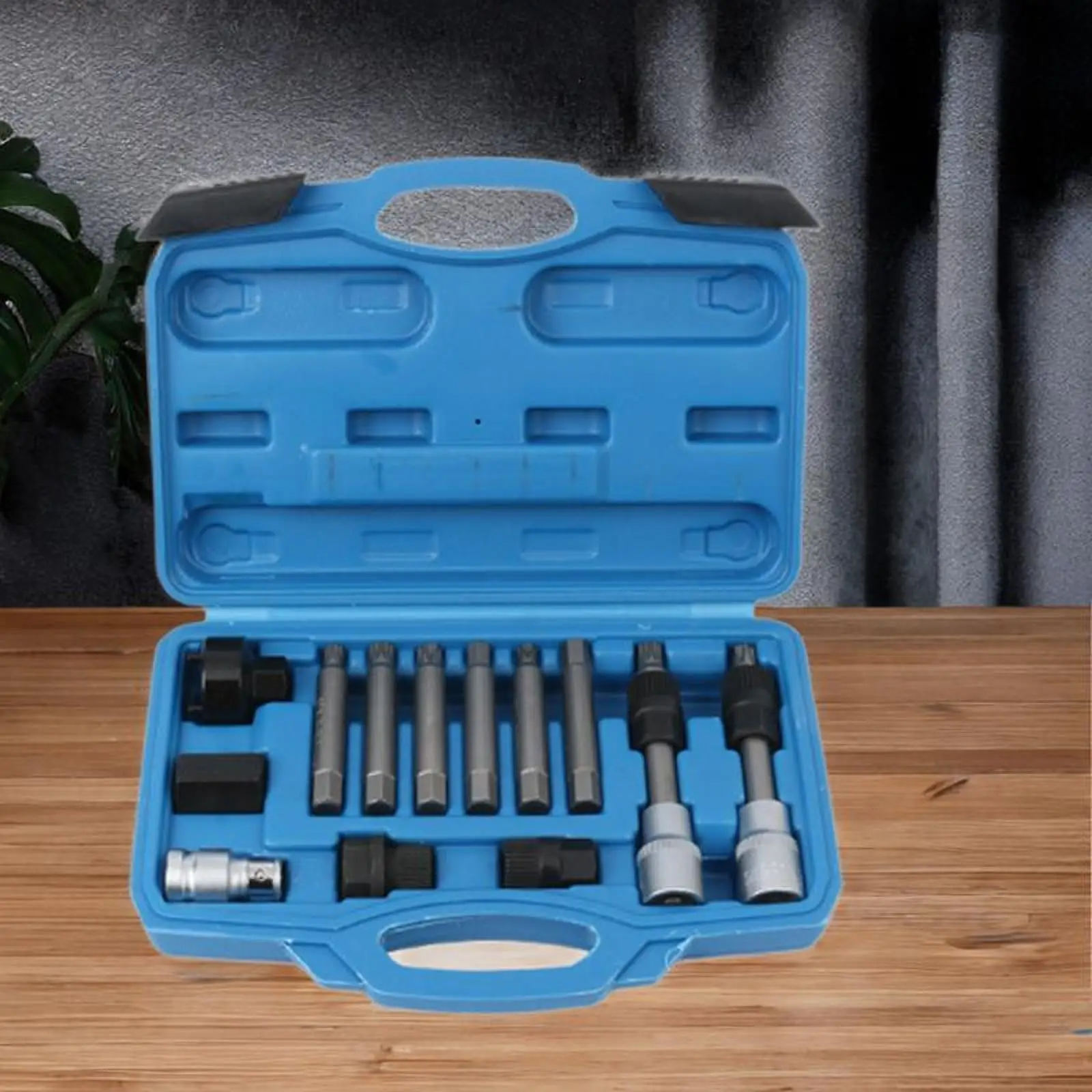 Alternator Pulley Removal Tool Set Heavy Duty Pulley Remover Automotive Mechanic Tools Kit for Vehicle Repair
