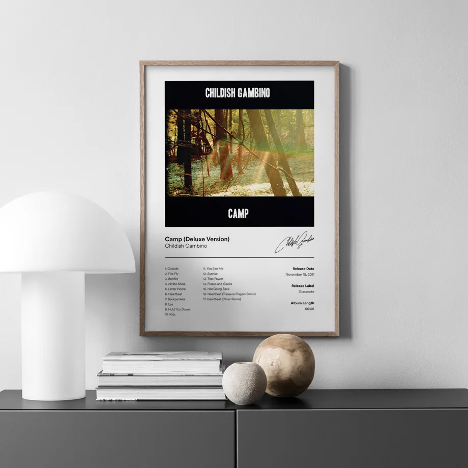 Singer Album Cover Camp 24K Magic Bron Sinner Wall Art Print Canvas Painting Nordic Poster Wall Pictures For Living Room Decor