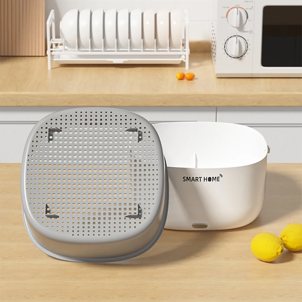 Electric Vegetable Fruit Washing Machine With WIFI Ultrasonic Vegetable Washing Bucket Food Purifie Removing Pesticide Residues 6