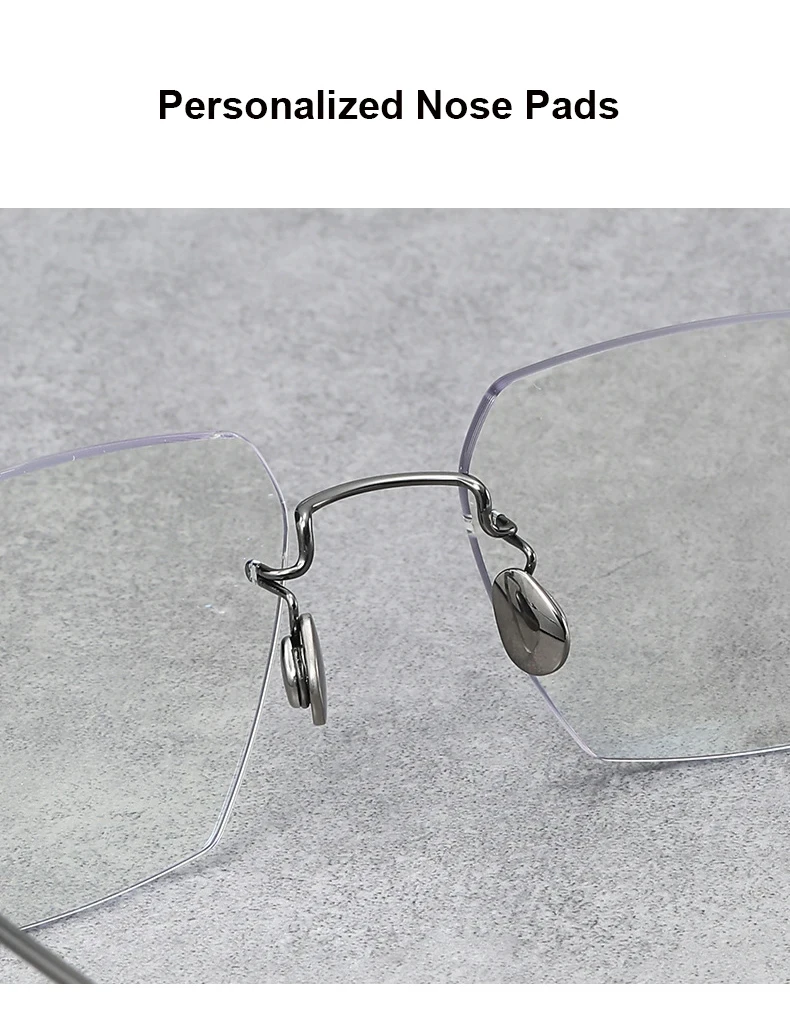 Elegant Rimless Eyeglasses