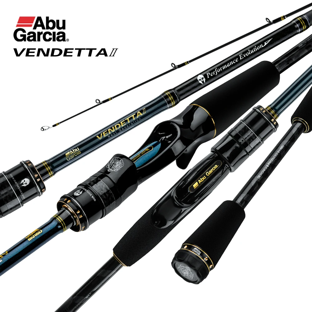 ABUGarciaOriginalVENDETTAⅡSpining/Casting2SectionsLightweight/HighSensitivityFishingRod1.98m-2.43mFujiO-GuideRing-AliExpress18