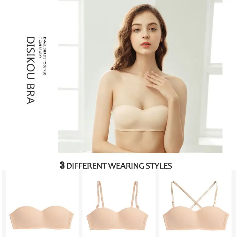 Sexy Bras Push Up Seamless Underwear Party Wedding Bras Sexy Lingerie One Pieces Gather Convertible Straps Brassiere womens bra lace lingerie