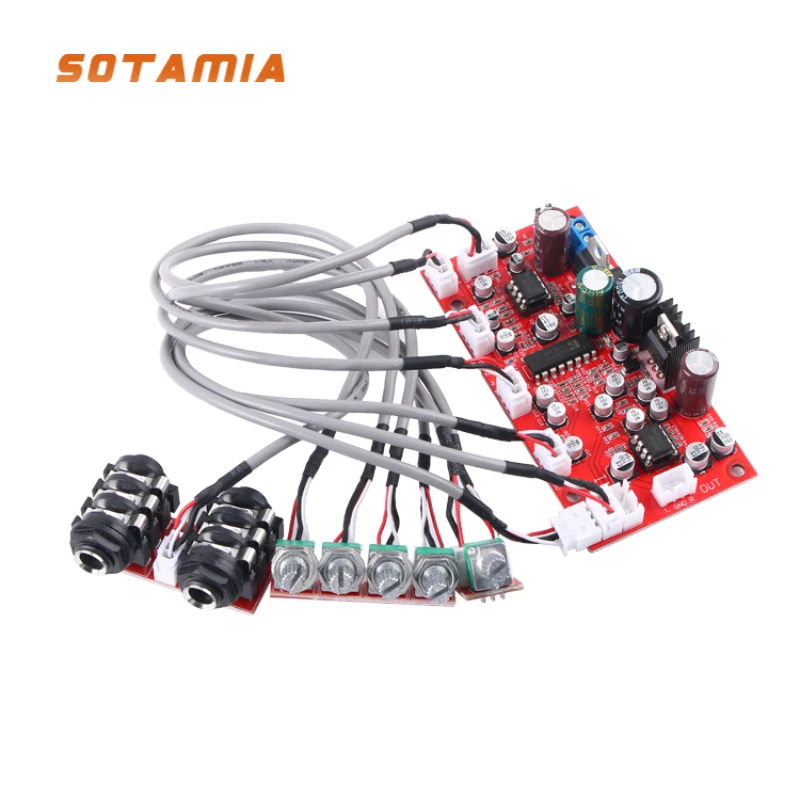 SOTAMIA CD2399 Microphone Amplifier Audio Board NE5532 Op Amp with Pre