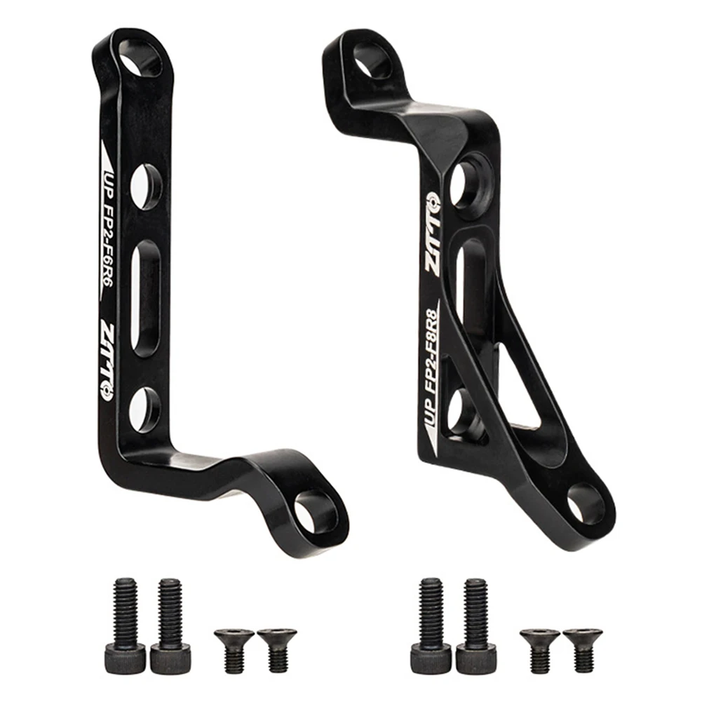 Disc Brake Bracket Converter Post Mount To Flat Mount Front & Rear Disc Brake Caliper Mount Adapter PM To FM for 160 180mm Rotor
