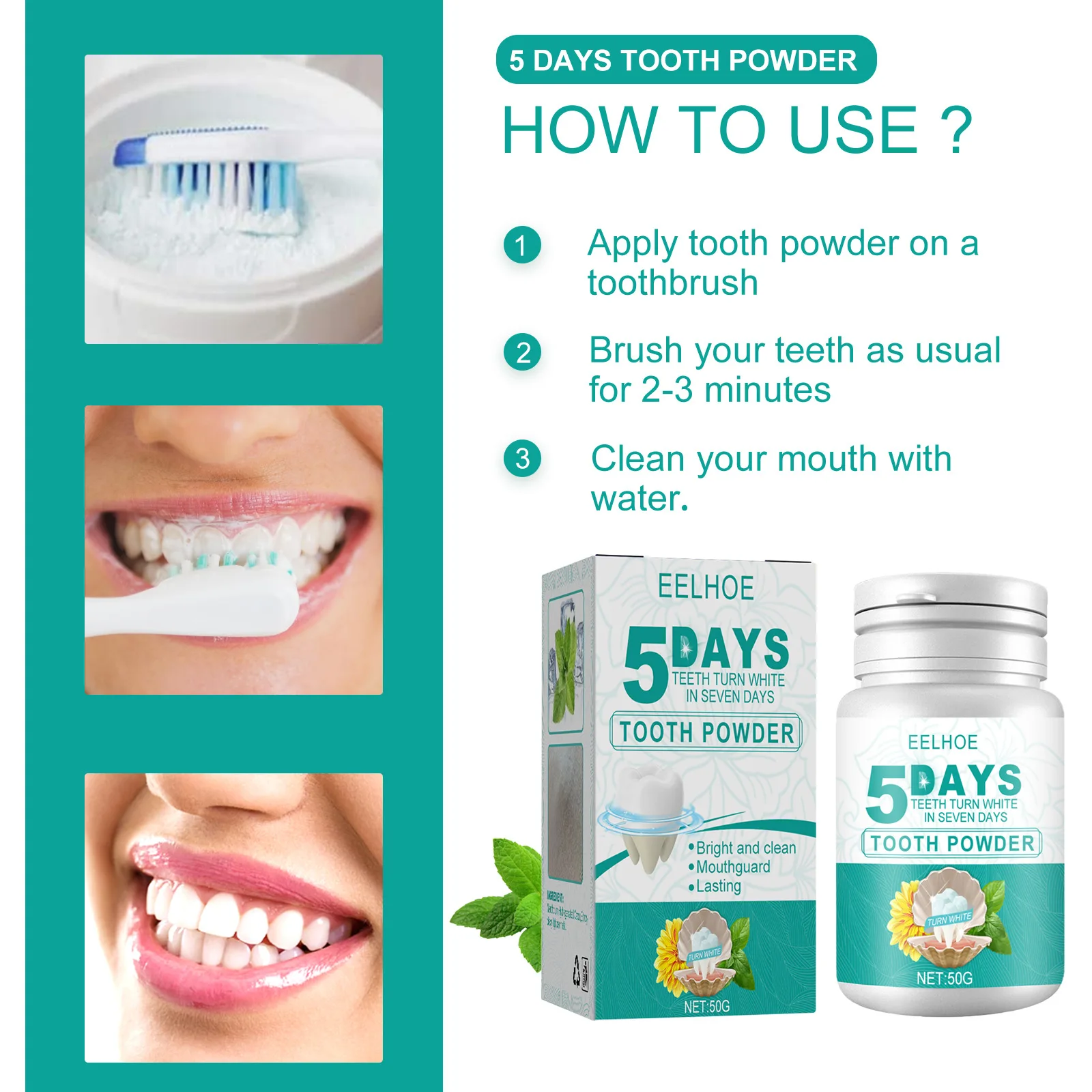 Eelhoe Teeth Powder Benefits