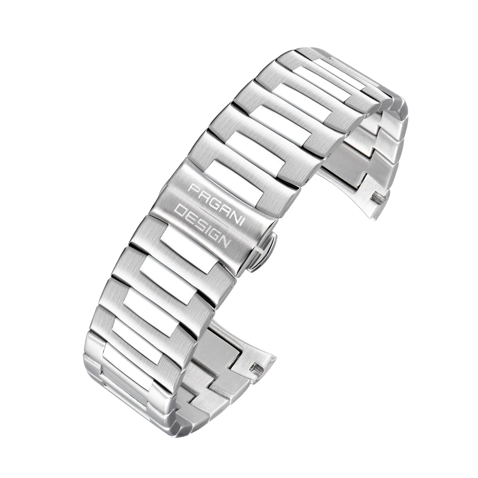 Pagani Design Office Original PD1736 Watch 316L Stainless Steel Band Silver Jubilee Bracelet Width 24MM Waterproof Diving Watch