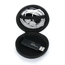 

Three Packs Bluetooth Storage Bag Headset Storage Box Data Cable Storage Box Round Headset Package
