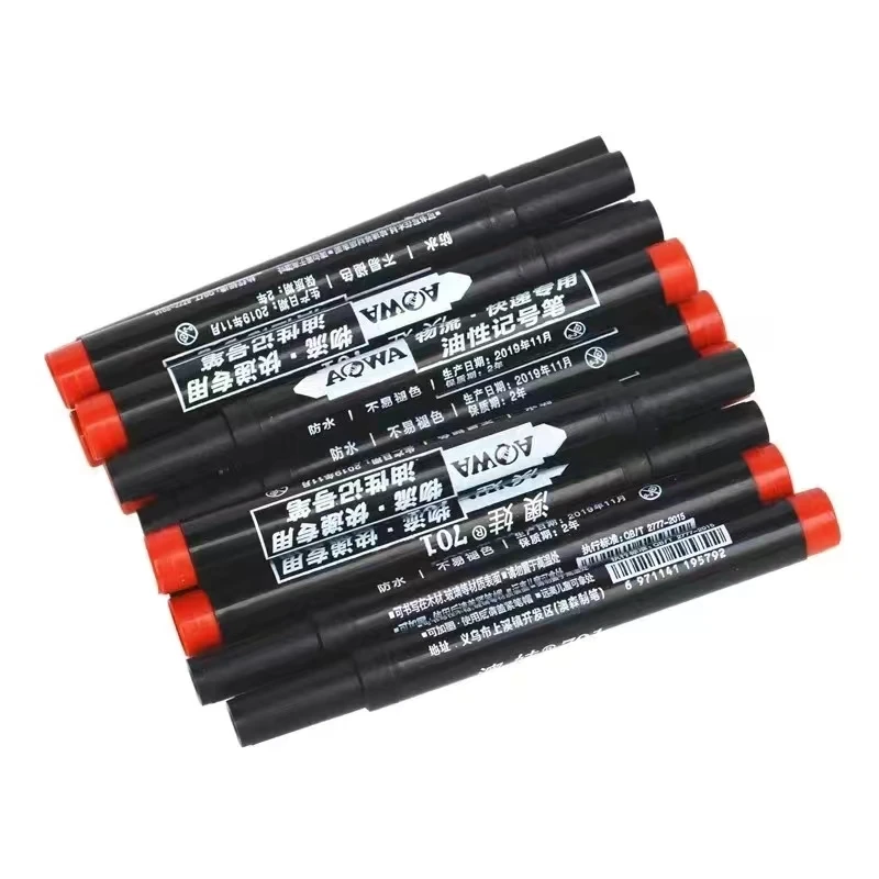 네임펜 펜 미세 포인트 방수 잉크, 얇은 펜촉, 조잡한 펜촉, 검정 파랑 빨강 잉크, 1.5mm 파인 컬러 마커 펜, 세트 당 100 개