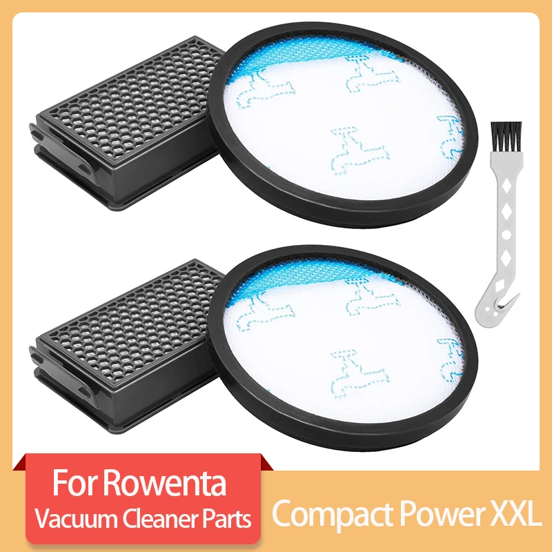 LRFDRESS HEPA Filter Set ZR780000 Für Rowenta COMPACT POWER XXL Staubsauger RO4859EA RO4811EA, RO4871EA, RO4855EA, RO4826E Zubehör (1 * (Hepa- und