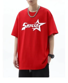 Streetwear Star Print T-shirt 15