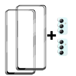 Premium Tempered Glass Screen Protector - Moto Edge 20 (2FrontGlass and 2Len)