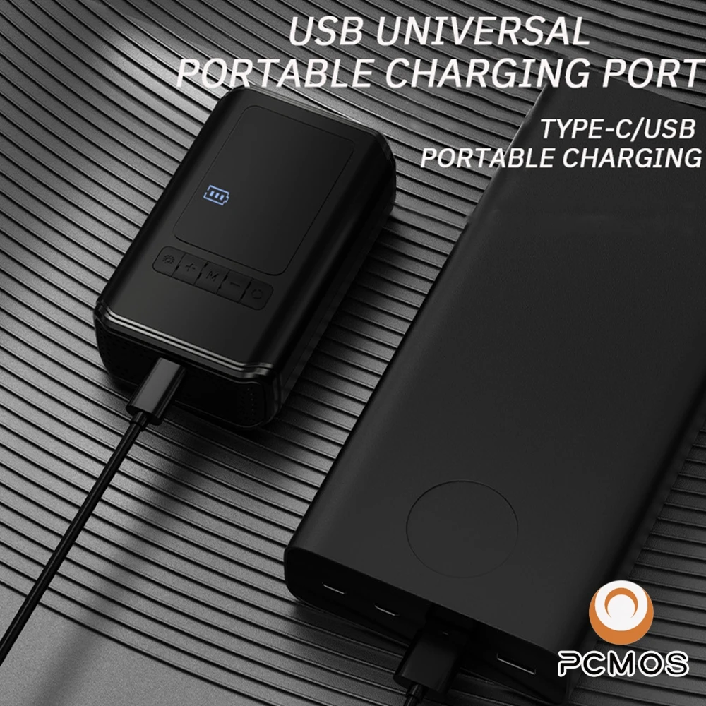 PCMOS Inflatable Pump Portable Handheld Wireless Charging Digital Display Car Motorcycle Tire Multifunction