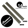 14" S/M Size Adjustable Frame Milled Tooth Car Body Polisher Files Metal Panel Polishing Curved Tooth Steel File Holder Dent Kit 3