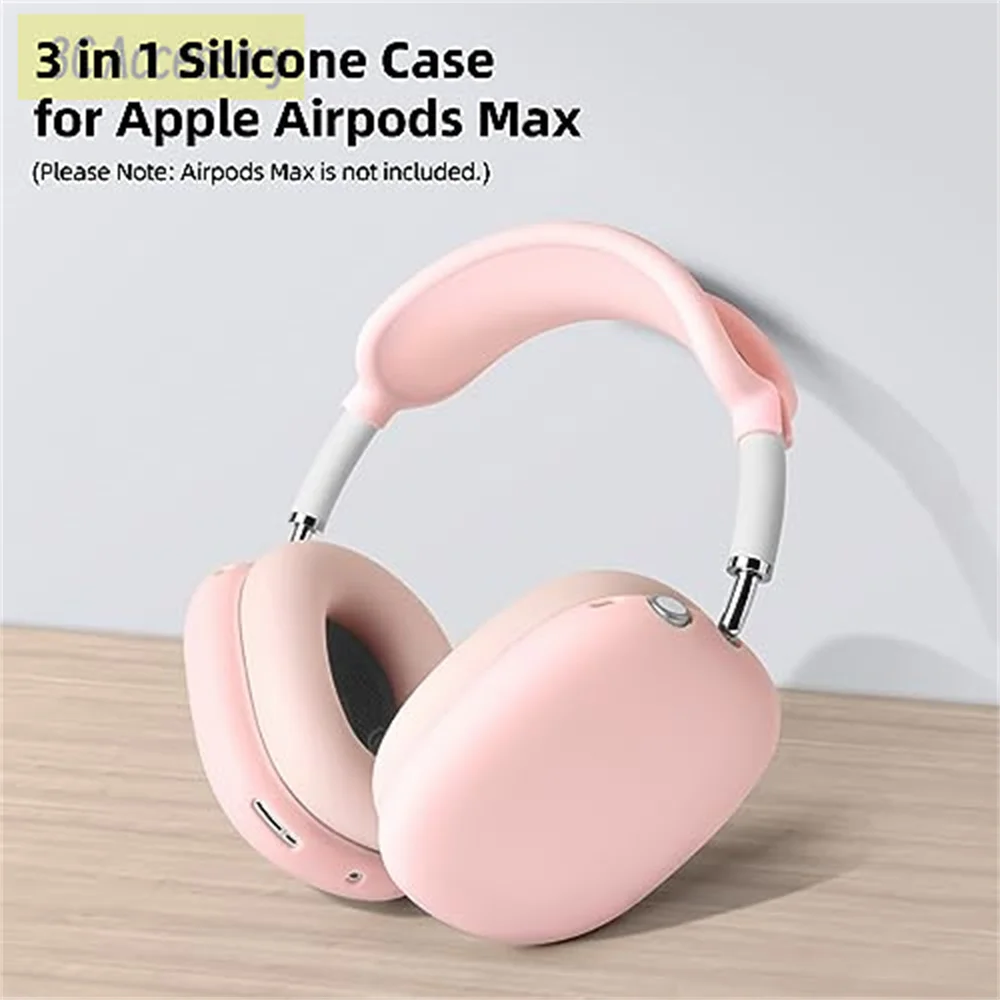 Per Airpods Max 3 In 1 Custodia Protettiva Per Cuffie In Silicone Custodia Per Cuscino Per Fascia Per Airpod Max Per 2020 Airpod Max Custodia Carina 3