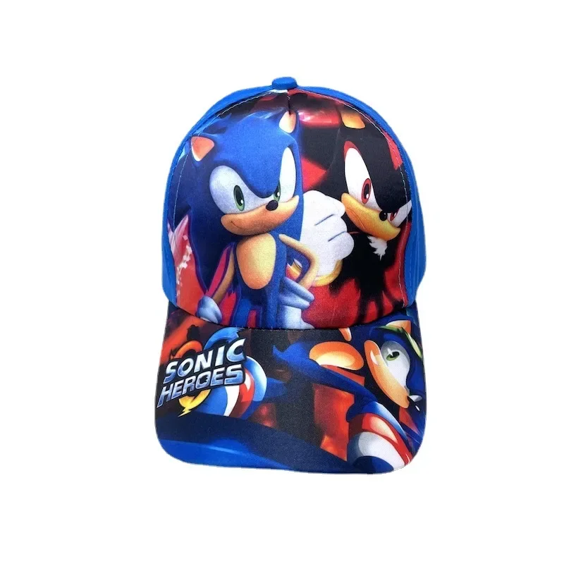 Explosive Sonic The Hedgehog Sonic Boy Anime Character Children's Hat Men and Women Baseball Cap Cap Birthday Gift