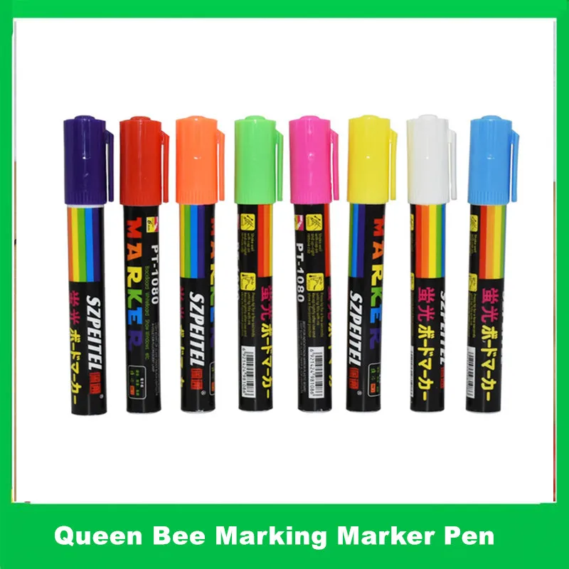 1 Pcs Queen Bee Marking Marker Pen Set 8 Color Beekeeping And Bees Tools Queen Bee Mark Plastic Marks Pen Tools