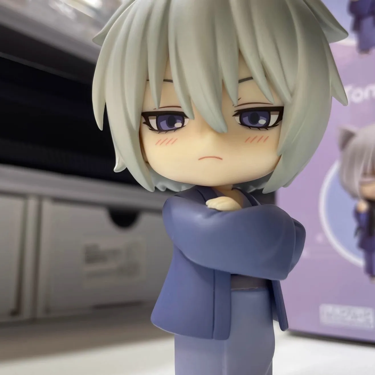 10CM Kamisama Kiss Q Version Tomoe Nendoroid 2443 Anime Actionfigur Modellbausatz Desktop-Ornament Anime-Fans Sammler Spielzeug Geschenk – Detail 4