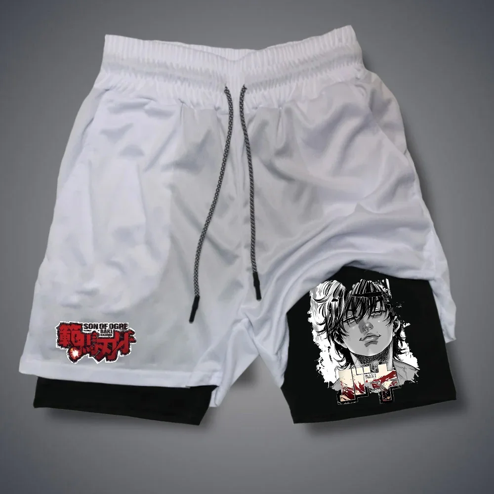Pants Y2k Sportswear Gym Running Shorts Quick Dry Jogging Pant Fitness Shorts Double-deck 2 In 1 Short 2