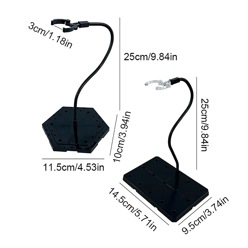 25cm Snake Tube Bracket Action Figure Base Display Stand For Animation Cinema Game Model Toy Accessories action figure stand