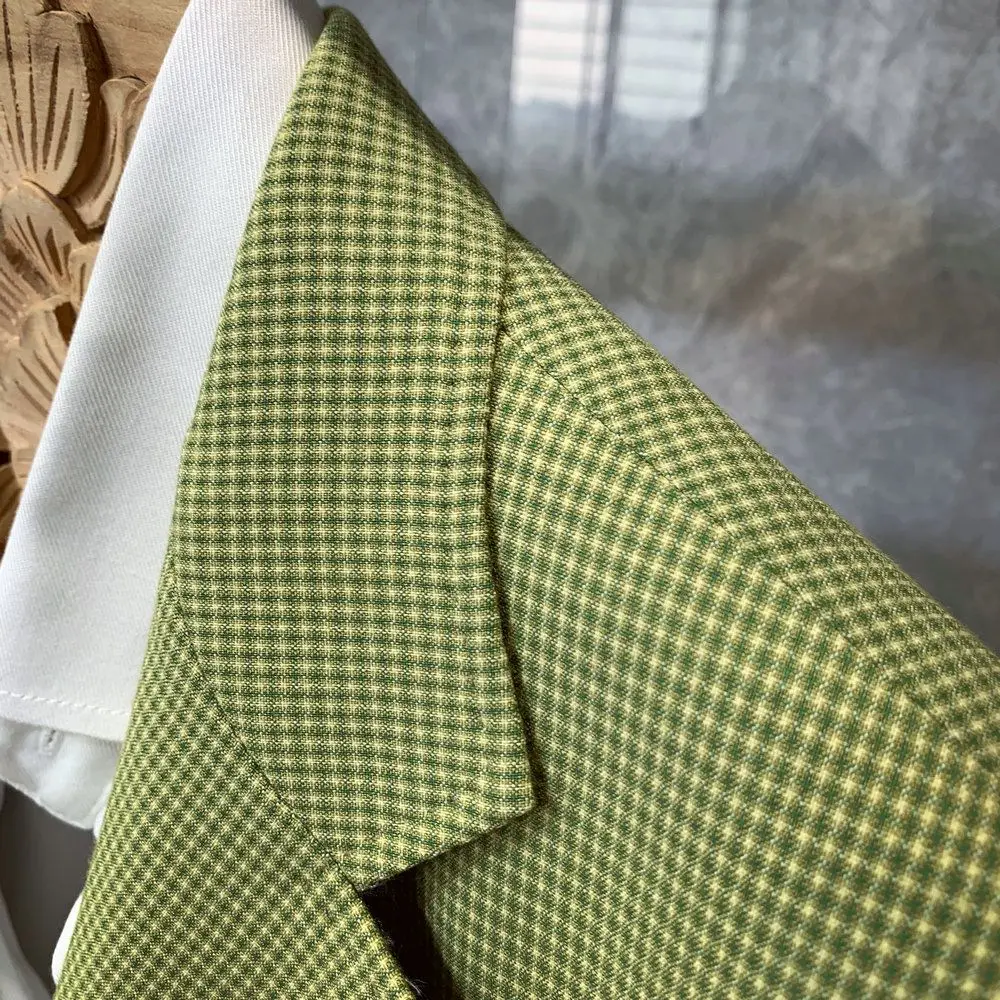 Description Picture 4 of itemSingle row two button large pocket suit men's casual slim fit suit men's jacket  mens blazer jacket  suit for men