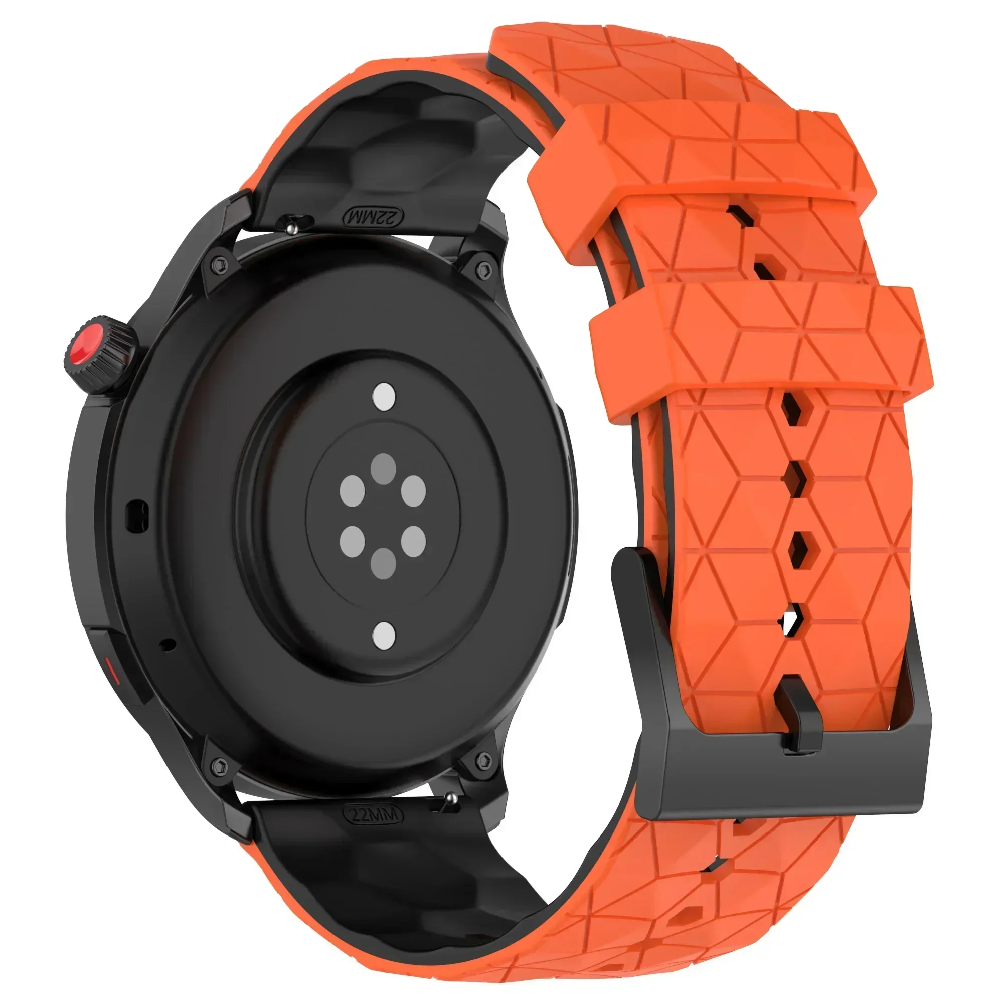 Soft Silicone Sport Wristband - 22mm Watch Strap Accessory