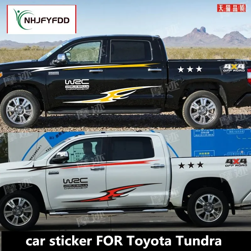 

New pickup car sticker FOR Toyota Tundra HILUX appearance modification fashionable sports racing car film accessories