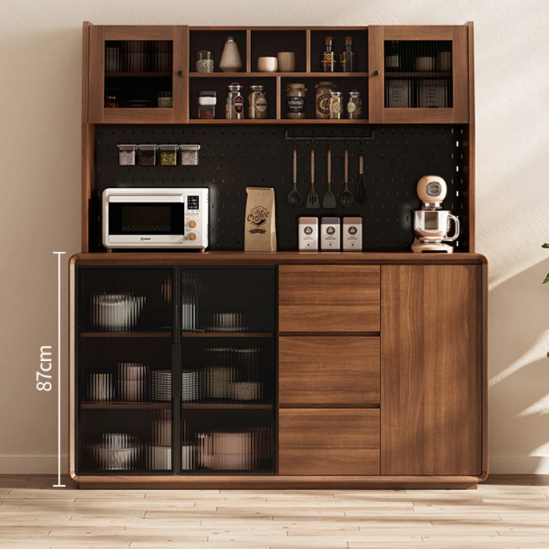 High Quality Shelves Sideboard Decorate Cupboard Modern Design Kitchen Cabinet Auxiliary Table Armarios De Cocina Home Furniture
