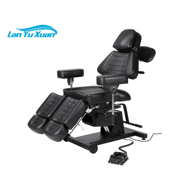 

Professional Electric Hydraulic Reclining Height Adjustable Beauty Salons Furniture Tattoo Bed