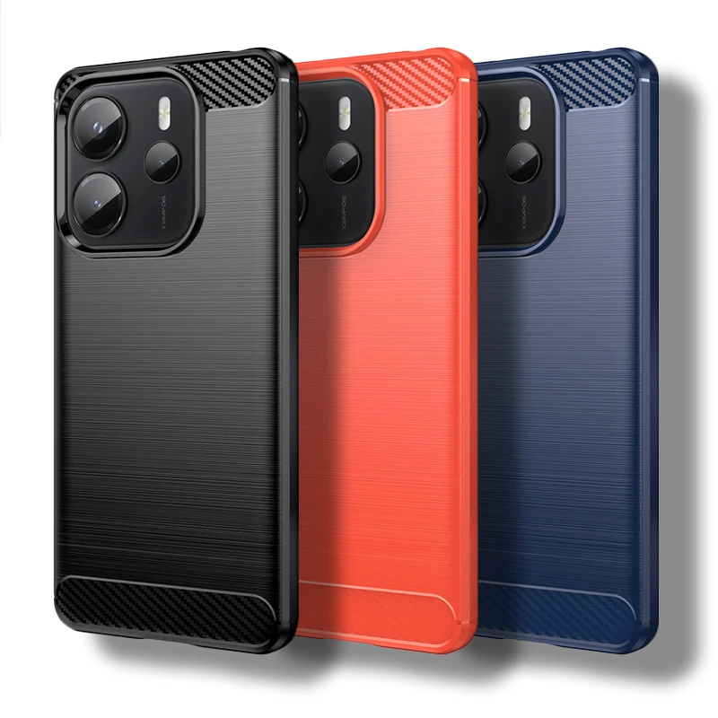 Shockproof Soft Silicone TPU Protective Bumper Case - 6.67 Inch