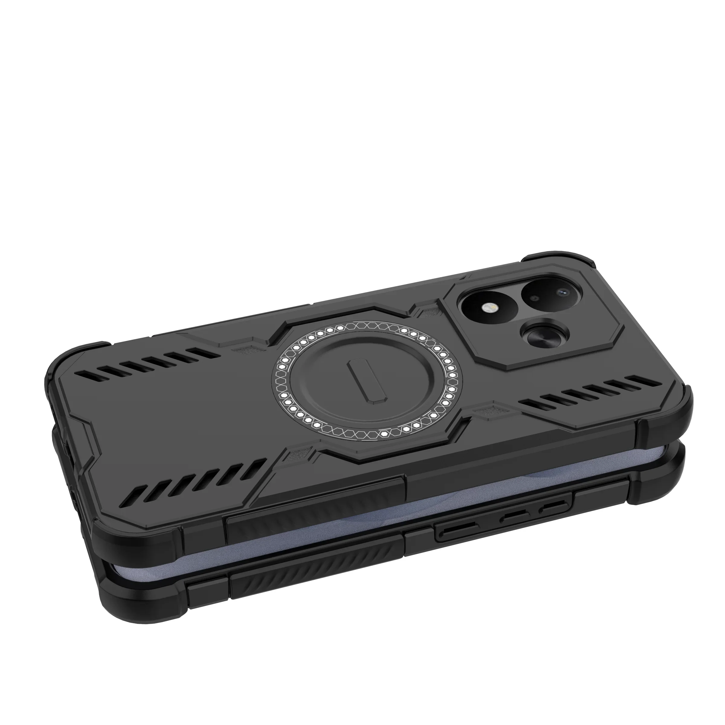 Luxurious Rugged Armor Magnetic Shockproof Phone Case