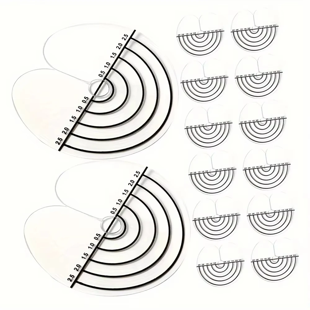 10 조각 머리 확장 가발 도구 머리 확장을위한 라운드 열 보호기 고품질 투명 융합 접착제 보호기