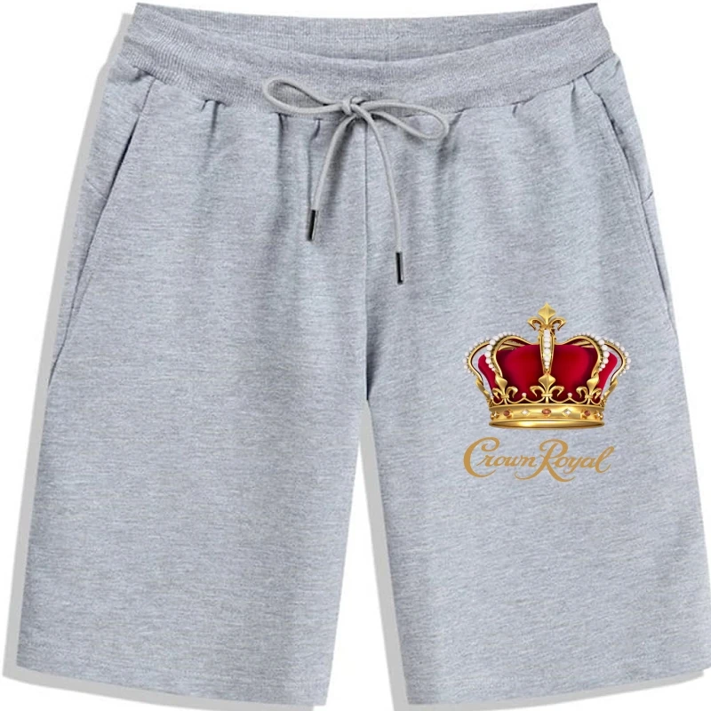 New Popular Canadian Whisky Crown Royal Blackwhite Mens Black Shorts Cool